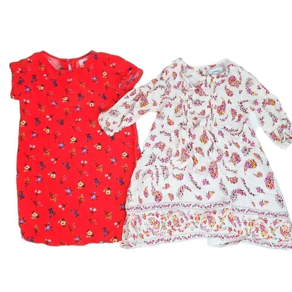 Old Navy Set of 2 Floral Boho Spring Summer Dress 4T